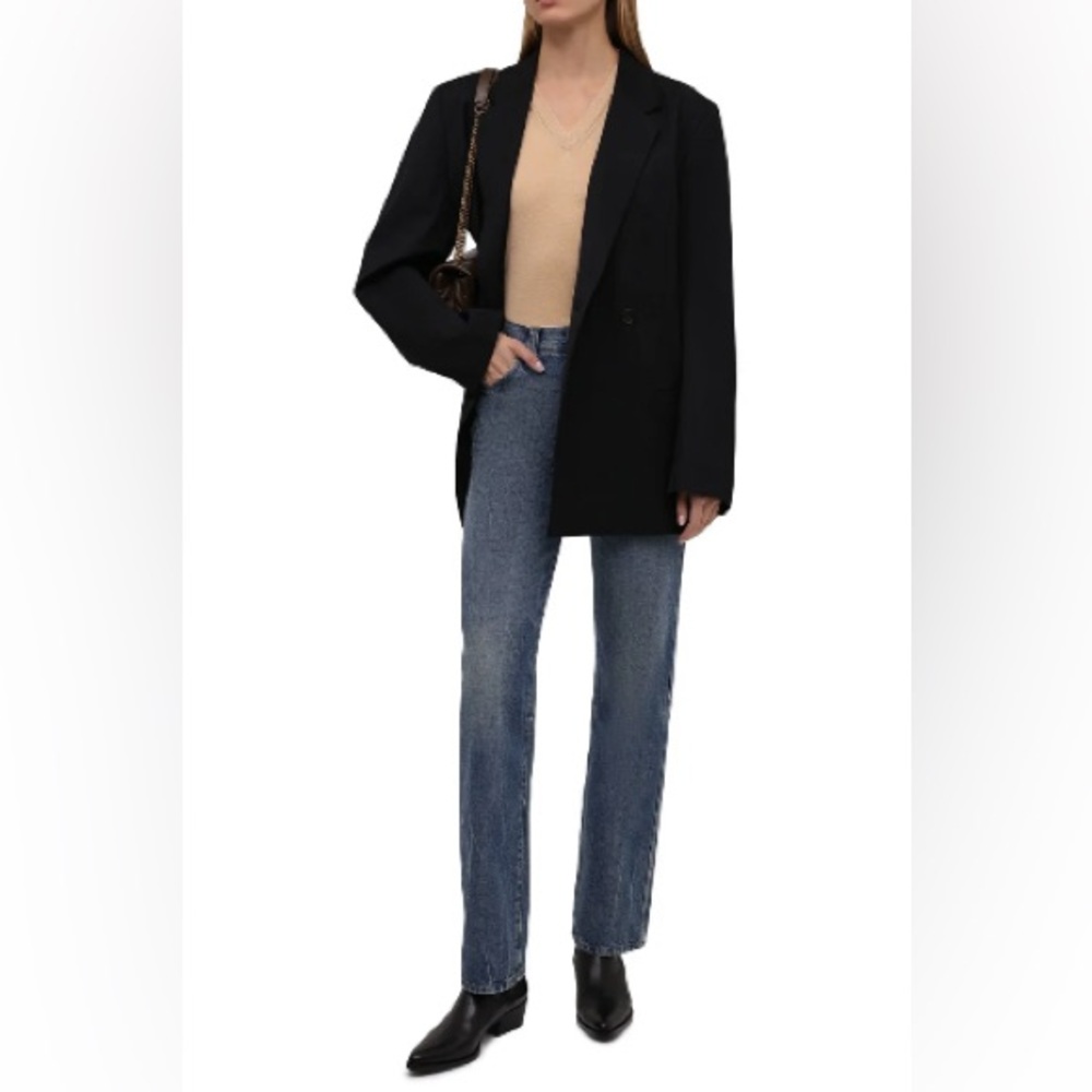 Toteme Wool Black Blazer - Picture 2 of 9